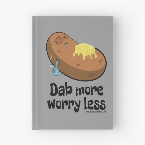 Item preview, Stoned baked potato cartoon-dab more worry less designed and sold by YomeHayin.