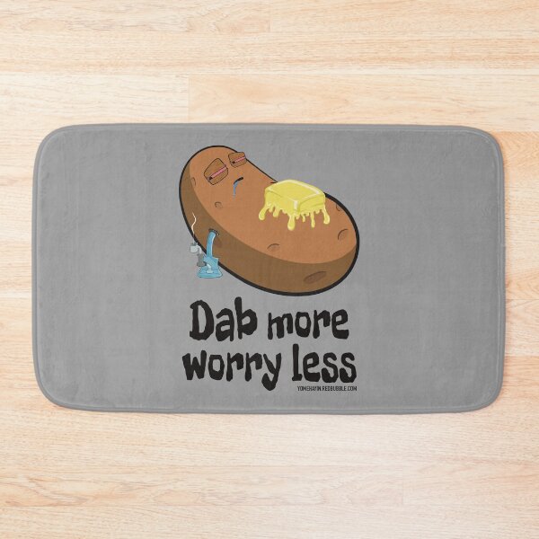 Item preview, Stoned baked potato cartoon-dab more worry less designed and sold by YomeHayin.