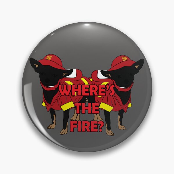 Item preview, Where's the fire?/ firefighter pug/ dog artistic design designed and sold by SamRVstore.
