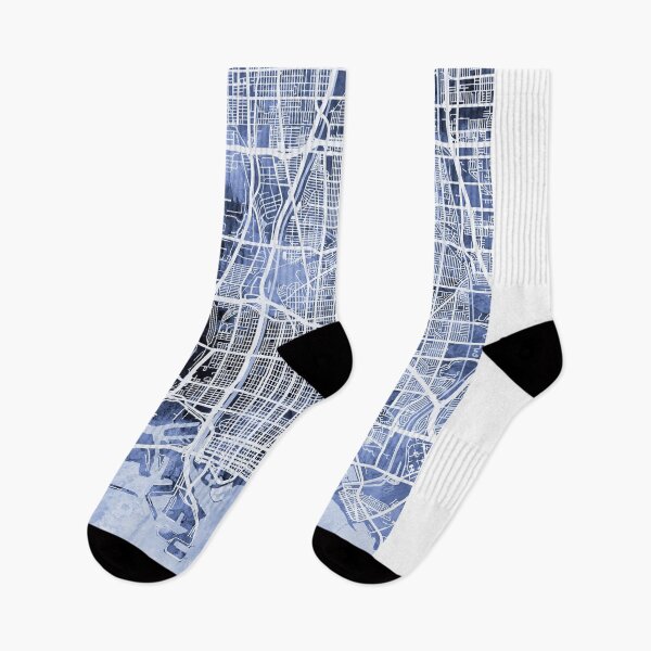 Item preview, Long Beach California City Street Map designed and sold by ArtPrints.