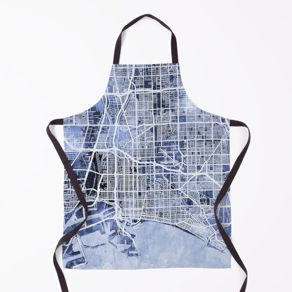 Artikelvorschau, Long Beach California City Street Map entworfen und verkauft von ArtPrints.