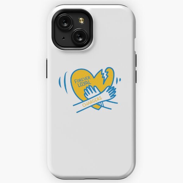 Los Angeles Chargers Personalized Tilt Design iPhone Glitter Phone Case