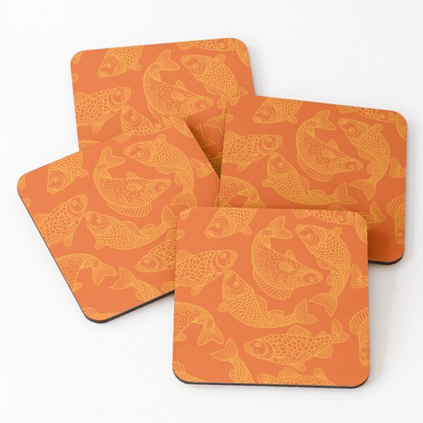 Item preview, Orange Fish Print, Something Fishy Print, Yellow Fish Print, Sea Creature Design designed and sold by PinHookPrincess.