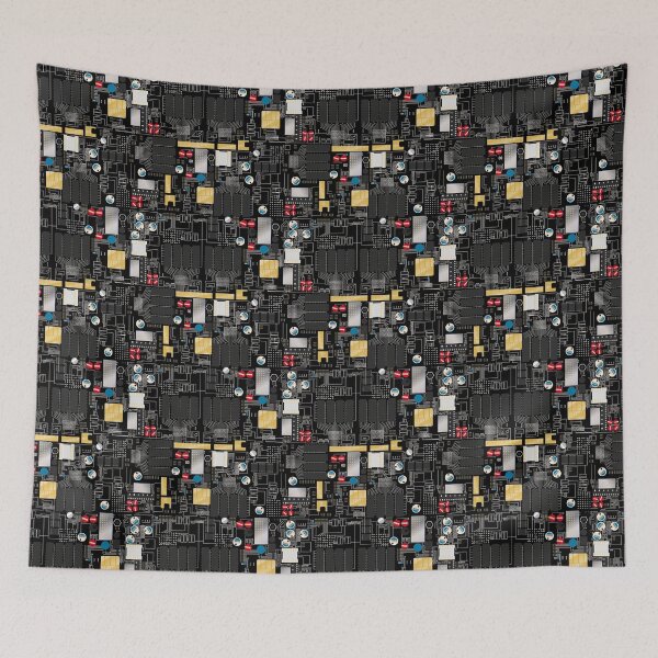 Item preview, Black circuit board designed and sold by AdamFahey.
