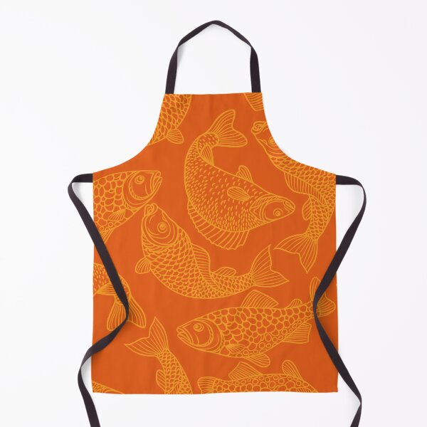 Item preview, Orange Fish Print, Something Fishy Print, Yellow Fish Print, Sea Creature Design designed and sold by PinHookPrincess.