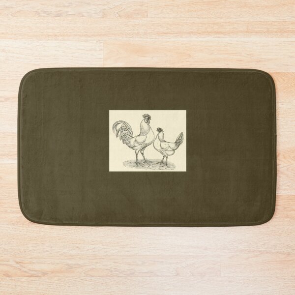 Item preview, Vintage White Leghorn - 1800's Print designed and sold by MountMercantile.