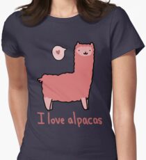 I Love Alpacas Women's Fitted T-Shirt