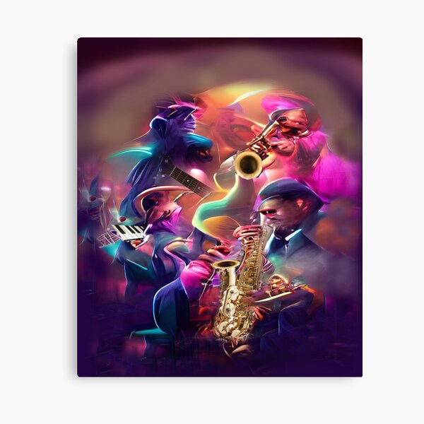 Jazz Blues Trumpet Music Instrument Canvas Wall Picture Art Print L0705 