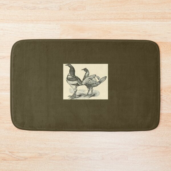 Item preview, Vintage Red Pile Game Chickens - 1800's Print designed and sold by MountMercantile.