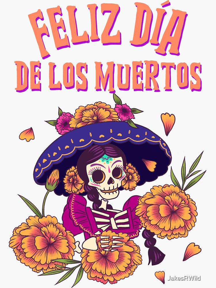 Sticker mural Tête de mort mexique - Sticker A moi