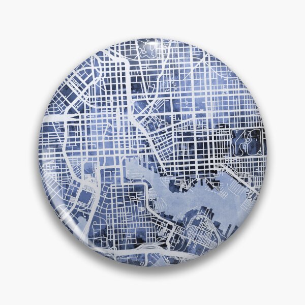 Artikelvorschau, Baltimore Maryland City Street Map entworfen und verkauft von ArtPrints.