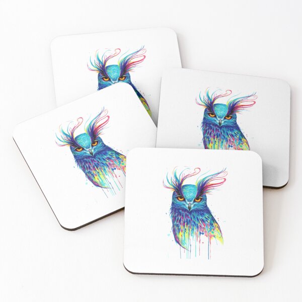 Item preview, Baby owl with blue color T-shirt owl and stickers designed and sold by godahassan.