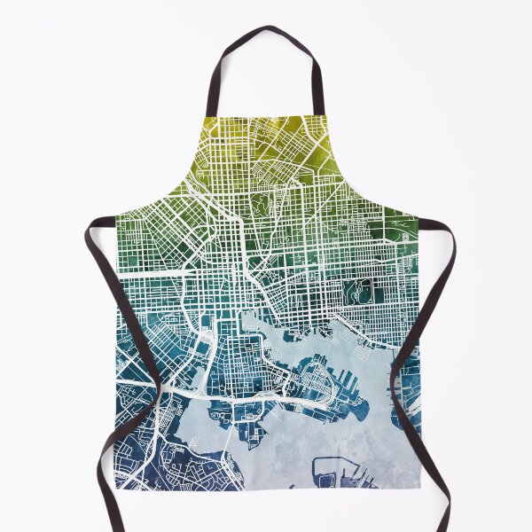 Item preview, Baltimore Maryland City Street Map designed and sold by ArtPrints.