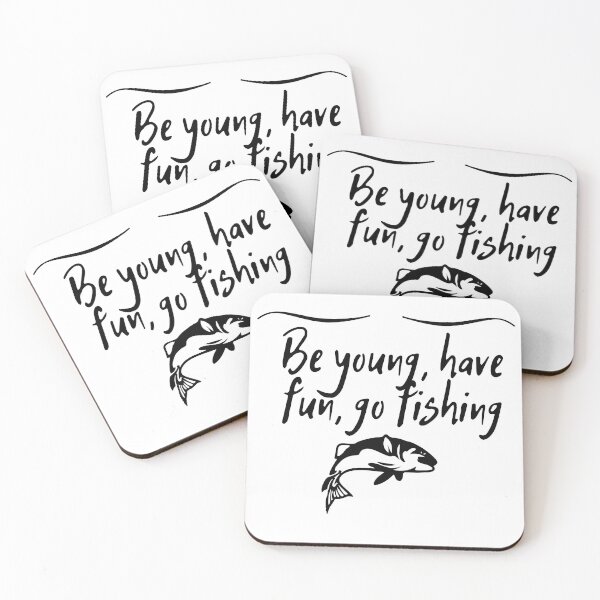 Item preview, Funny stickers fishing.Be young, have fun, go fishing designed and sold by Monlin.