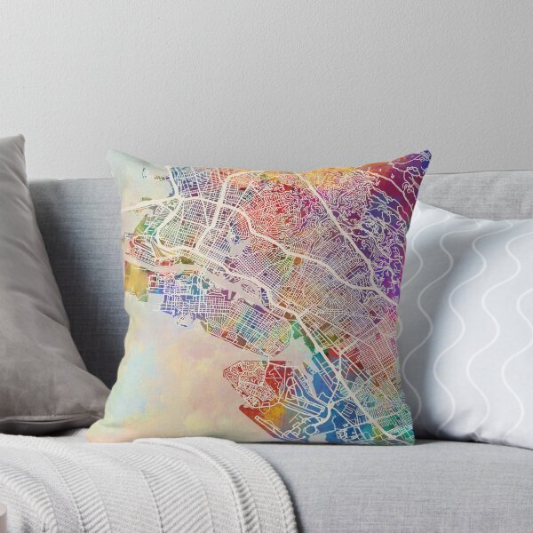 Item preview, Oakland California City Street Map designed and sold by ArtPrints.