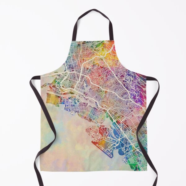 Item preview, Oakland California City Street Map designed and sold by ArtPrints.