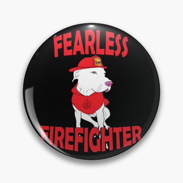 Item preview, Fearless firefighter pug/ dog artistic design designed and sold by SamRVstore.