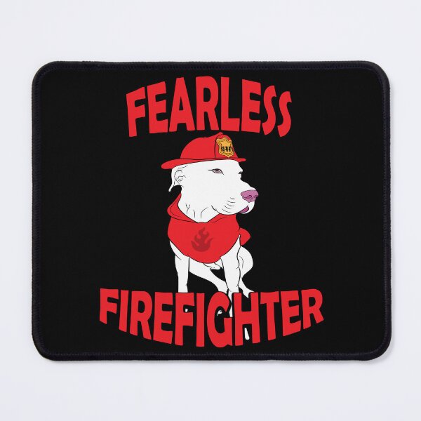 Item preview, Fearless firefighter pug/ dog artistic design designed and sold by SamRVstore.