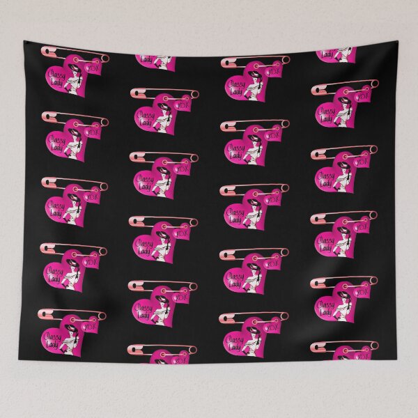 Item preview, Classy Lady! (Pink on Black) designed and sold by PawsitiveMum.