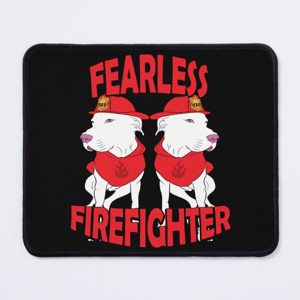 Item preview, Fearless firefighter pug/ dog artistic design designed and sold by SamRVstore.