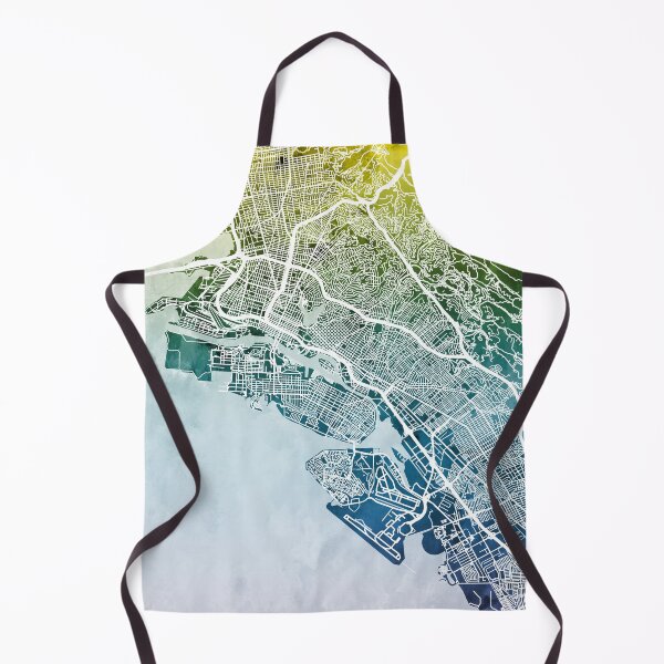 Item preview, Oakland California City Street Map designed and sold by ArtPrints.