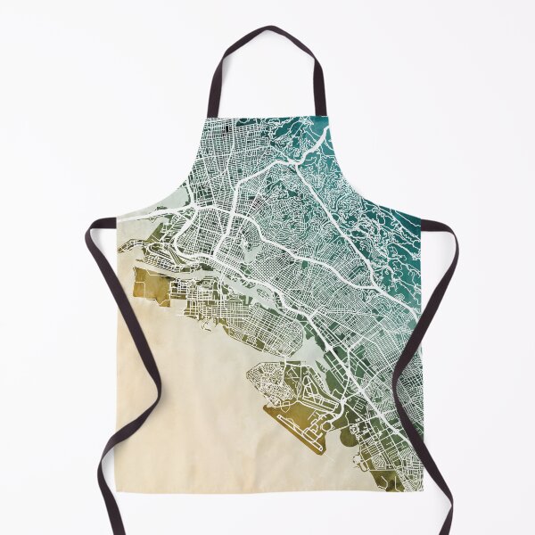Item preview, Oakland California City Street Map designed and sold by ArtPrints.