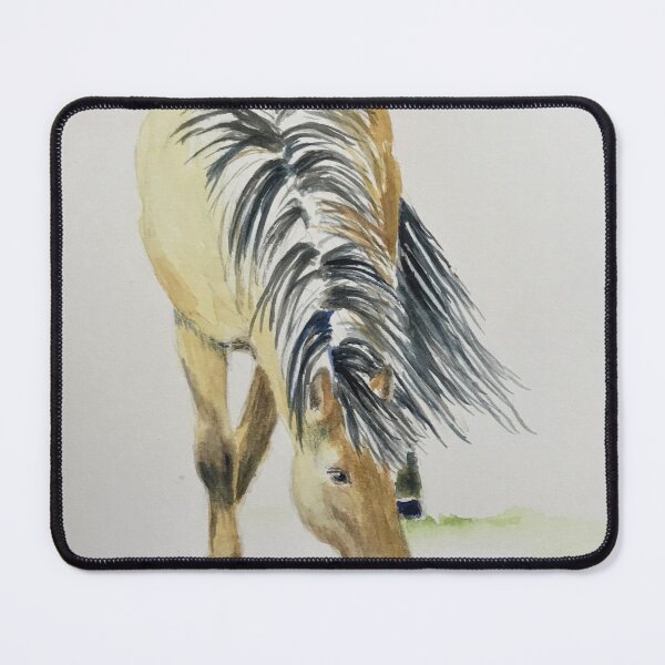 Item preview, Fjord horse grazing designed and sold by Martha MacKinnon.