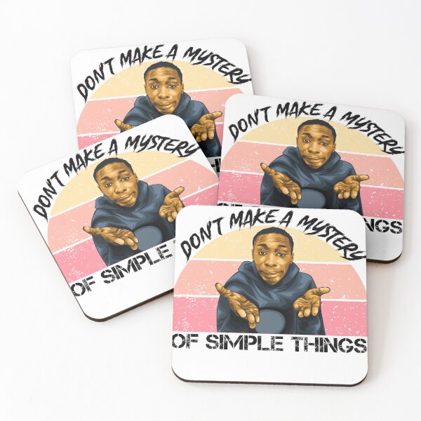 Item preview, Don't make a mystery of simple things, khaby funny quotes designed and sold by xteamdesign.