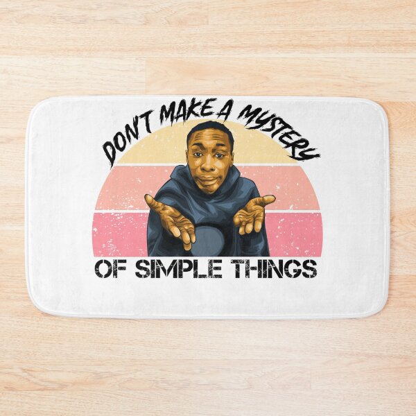 Item preview, Don't make a mystery of simple things, khaby funny quotes designed and sold by xteamdesign.