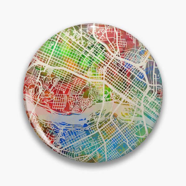 Item preview, Richmond Virginia City Street Map designed and sold by ArtPrints.