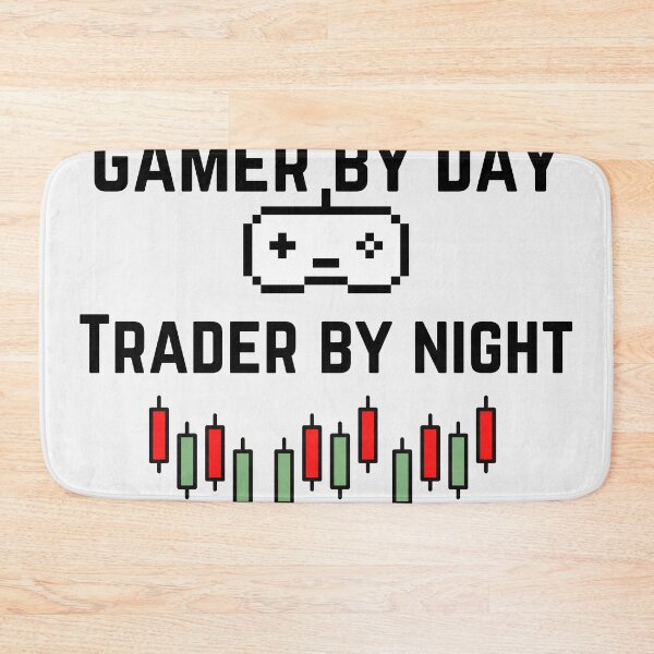 Item preview, Gamer by day trader by night designed and sold by Bap-tiste.