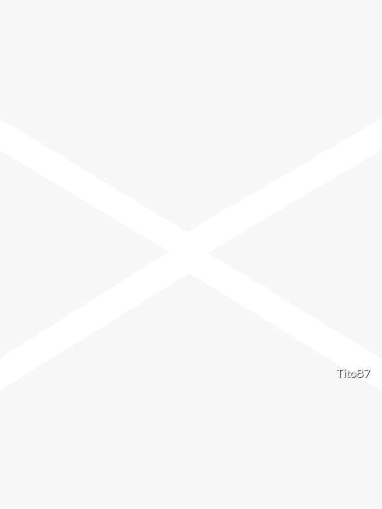 "White X" Sticker by Tito87 Redbubble