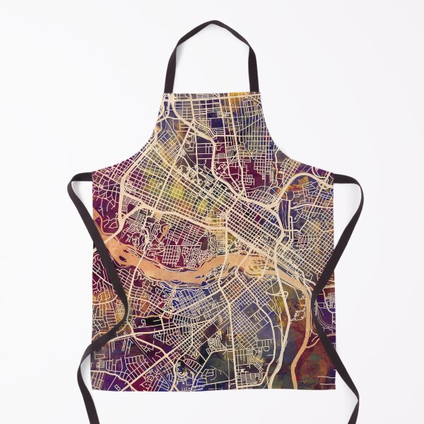 Item preview, Richmond Virginia City Street Map designed and sold by ArtPrints.