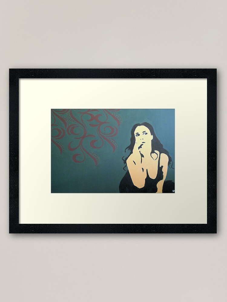 Thumbnail 1 of 7, Framed Art Print, greener on the other side designed and sold by hi8us.