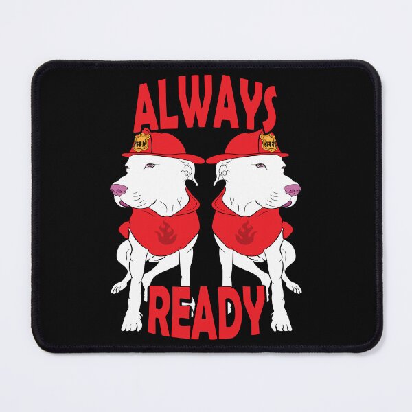 Item preview, Always ready firefighter pug/ dog artistic design designed and sold by SamRVstore.