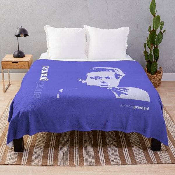 Item preview, Classic poster of Antonio Gramsc (indigo) designed and sold by CMYKStudio.