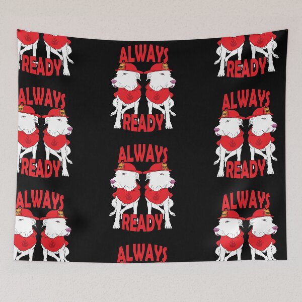 Item preview, Always ready firefighter pug/ dog artistic design designed and sold by SamRVstore.
