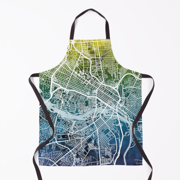 Item preview, Richmond Virginia City Street Map designed and sold by ArtPrints.