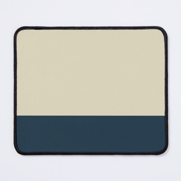 Item preview, Minimalist Color Block Striped Solid in Cream Beige and Navy Blue designed and sold by kierkegaard.