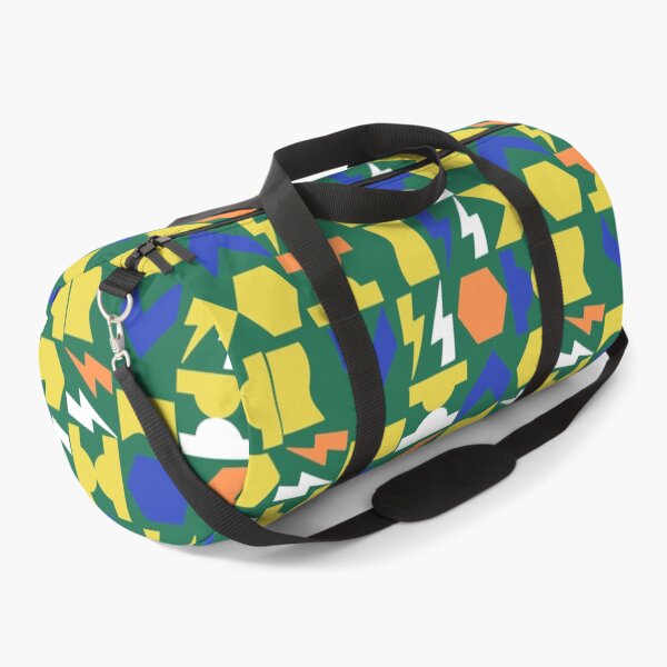 Item preview, Simple Shapes Dusty Green and Gold Mod Geometric Pattern designed and sold by Ferocious-Pear.