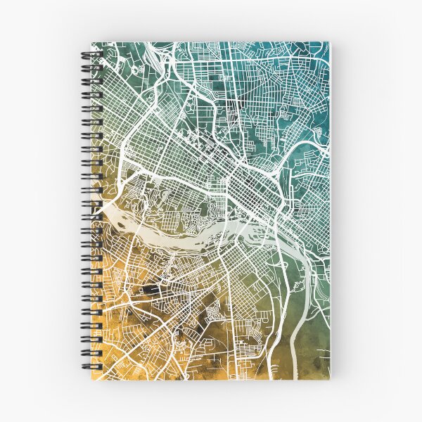 Artikelvorschau, Richmond Virginia City Street Map entworfen und verkauft von ArtPrints.