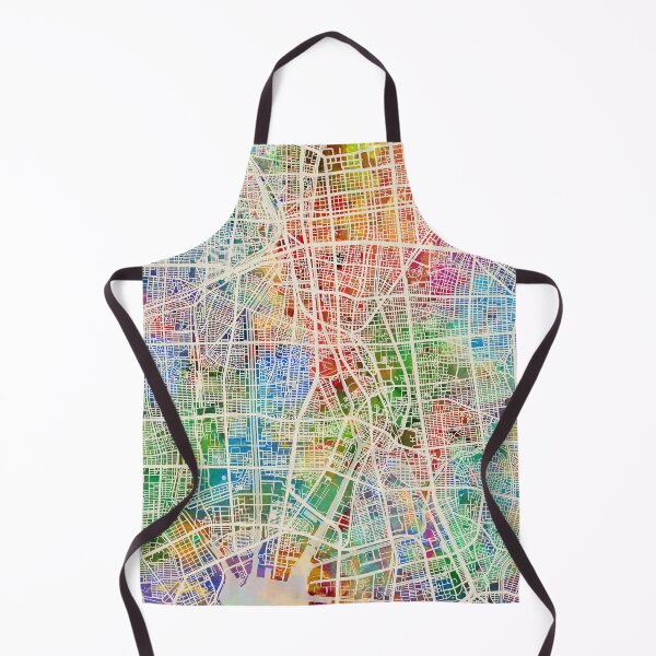 Item preview, Nagoya Japan City Map designed and sold by ArtPrints.