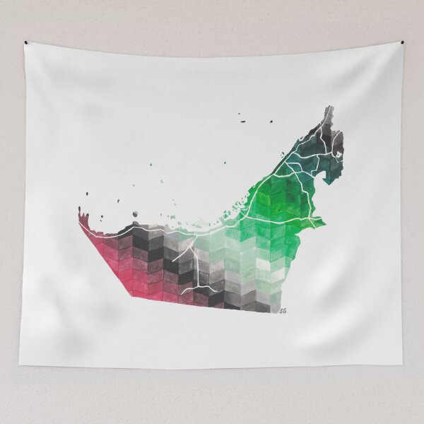 Item preview, United Arab Emirates designed and sold by SharlaPaints.