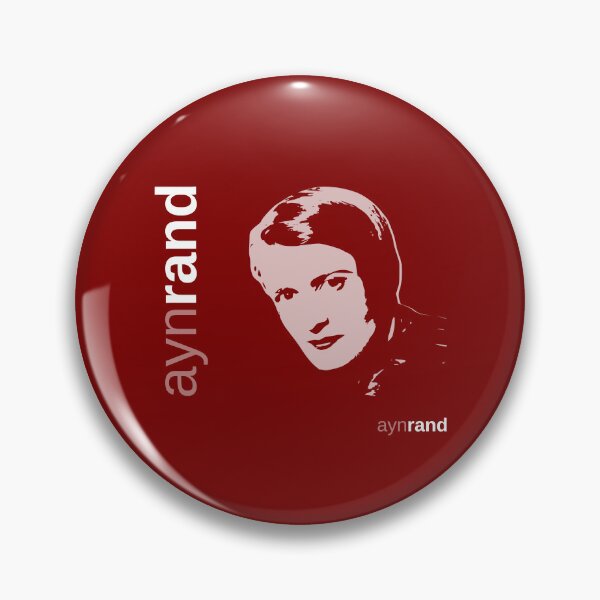 Item preview, Classic poster of Ayn Rand (red) designed and sold by CMYKStudio.
