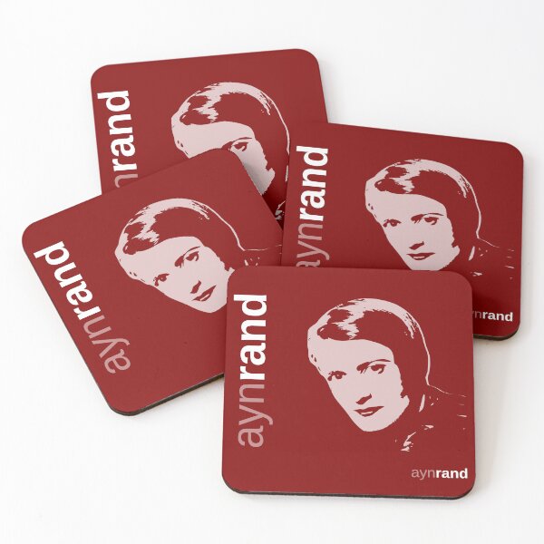 Item preview, Classic poster of Ayn Rand (red) designed and sold by CMYKStudio.