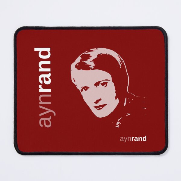 Item preview, Classic poster of Ayn Rand (red) designed and sold by CMYKStudio.