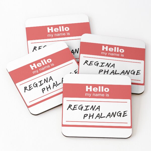 Item preview, Regina Phalange name tag designed and sold by lazyostrich763.