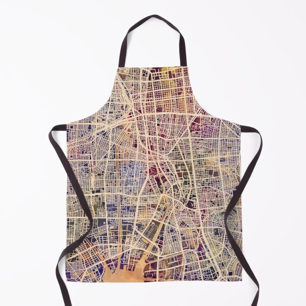 Item preview, Nagoya Japan City Map designed and sold by ArtPrints.