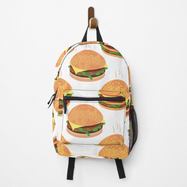 Item preview, Burger pattern designed and sold by wordsandwords.