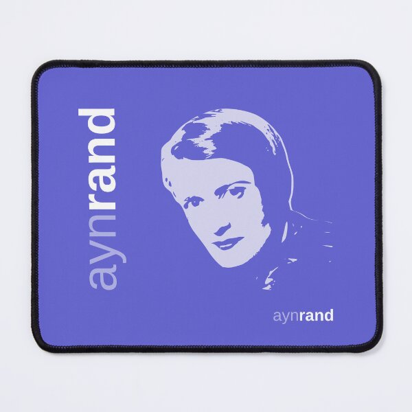 Item preview, Classic poster of Ayn Rand (indigo) designed and sold by CMYKStudio.
